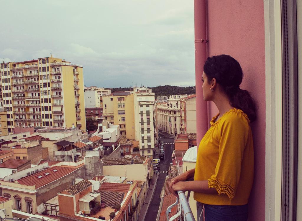 City view from the balcony